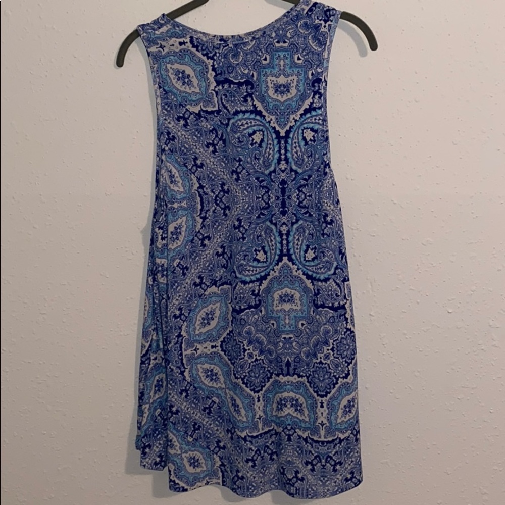 Blue show me your mumu tunic or dress size S EUC